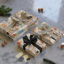 Happy New Spear Gift Wrapping Paper Rolls