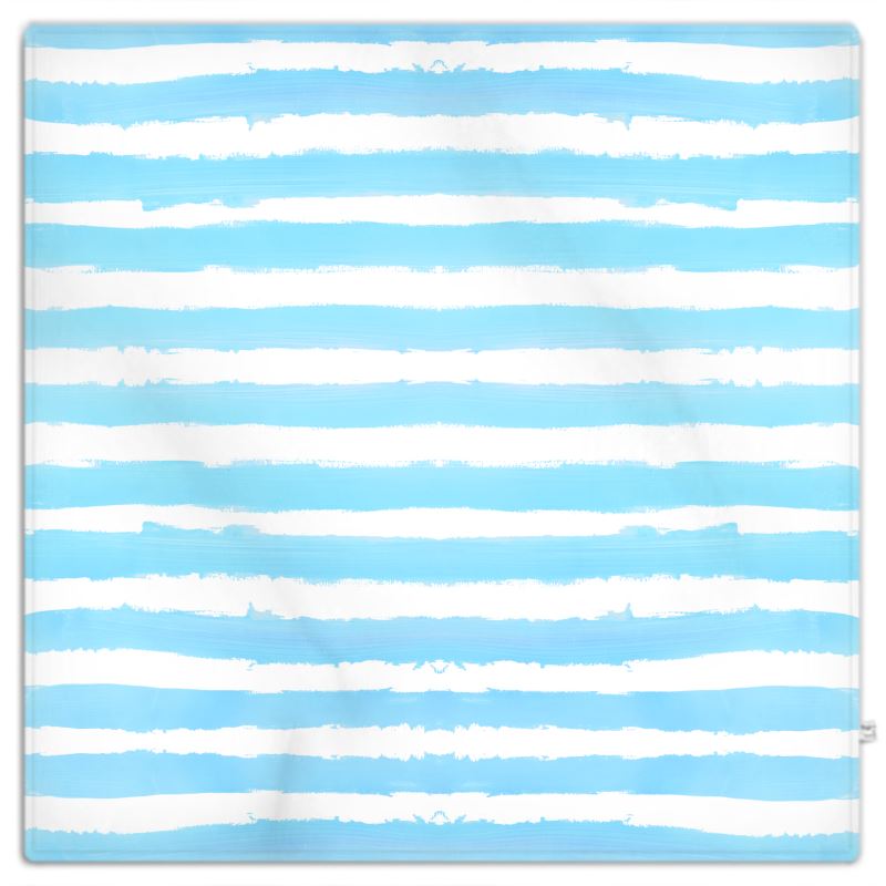 Blue Striped Picnic Blanket