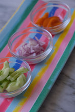 Colorful Stripe Sedar Dish