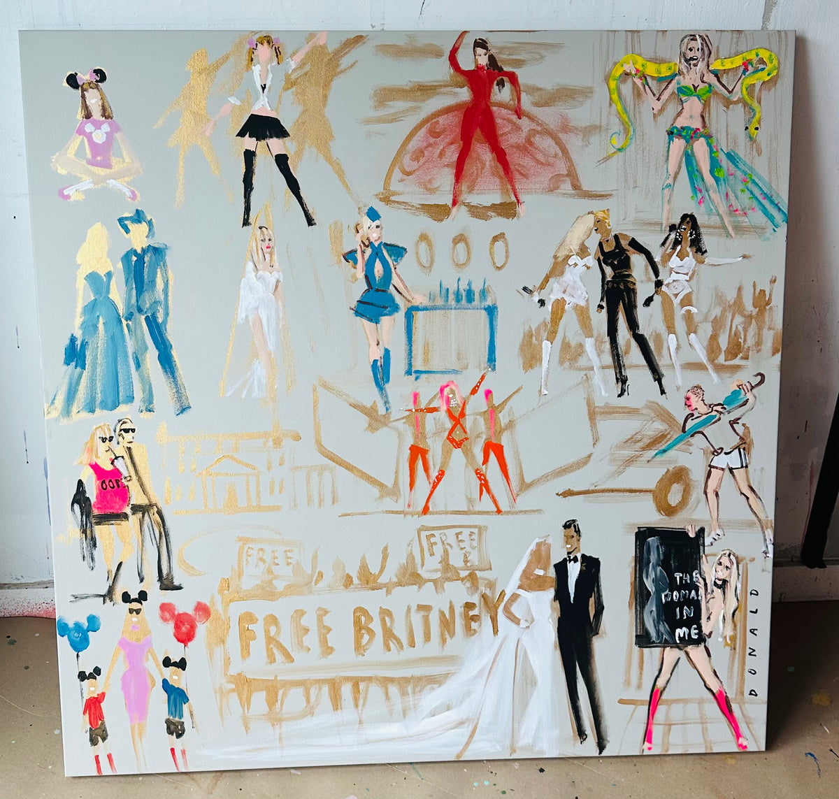 Louis Vuitton pizza box by @DonaldDrawbertson