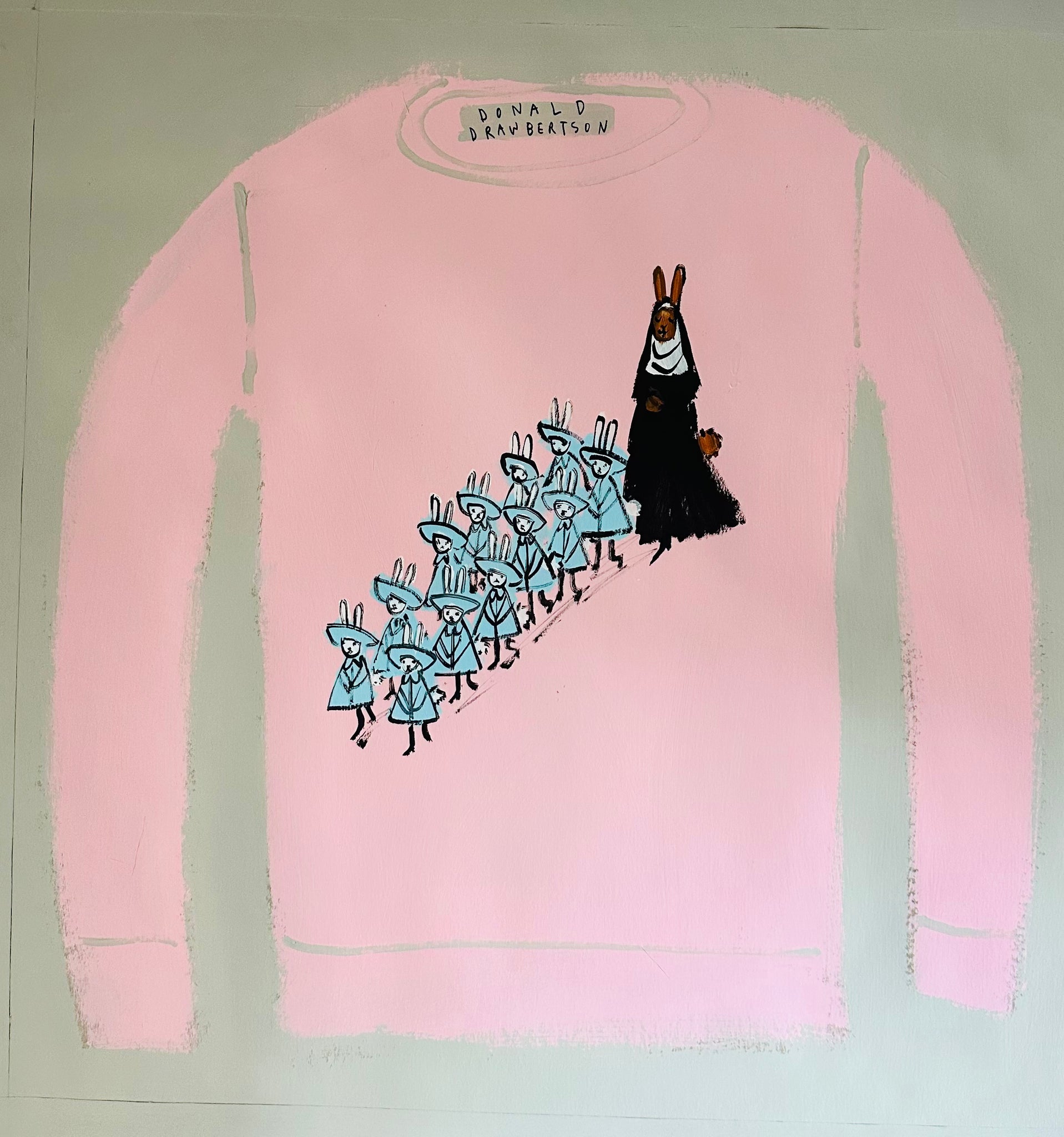 Pink Sweater – donald drawbertson