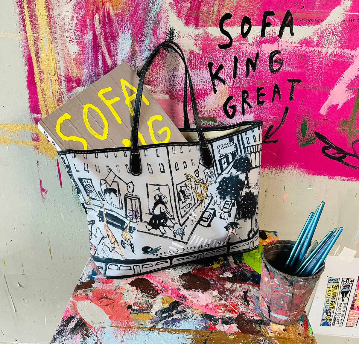 Sofa King Great Bergdorfs Book Bag donald drawbertson