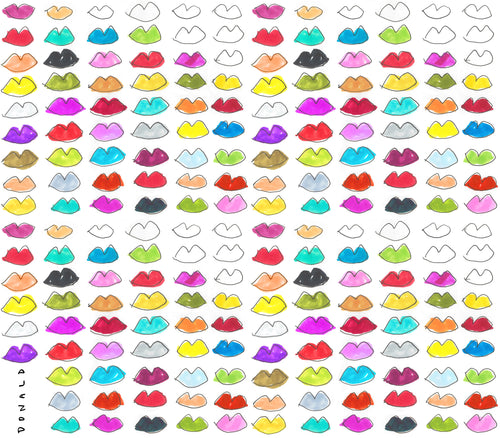 Big Kiss Gift Wrapping Paper Rolls