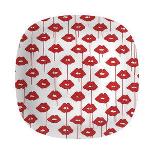 Drippy Lips Square Dish